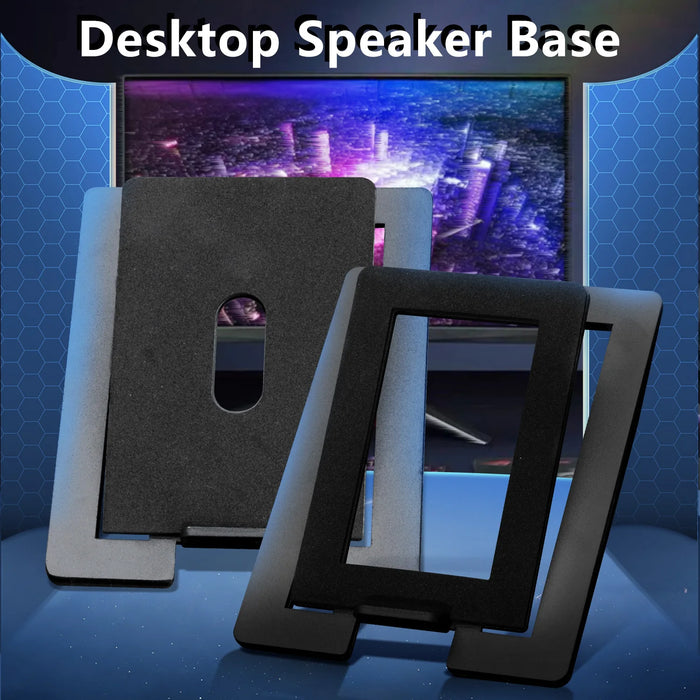 Desktop Sound Stand Base Carbon Steel Material Shock Absorption and Improved Sound Quality Speaker Bracket for Computer Speaker