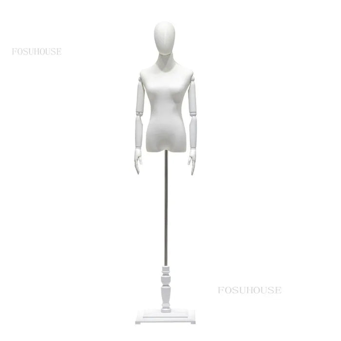 High-Quality Wedding Dress Female Mannequins Display Stand Women Clothing Half-length Manequins Body Dress Model Shooting Props