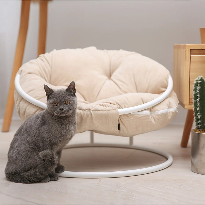 Hot Round Small Cat Dog Washable Rest Mat Household Indoor Pet Nest Four Seasons Sleeping Sofa