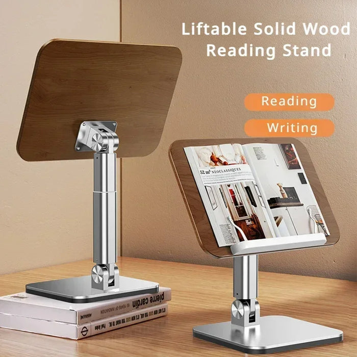 Eary Reading Stand 23-31cm Height Adjustable Tablet Stand Holder Desktop IPad Stand 180° Angle Adjustable Book Bracket