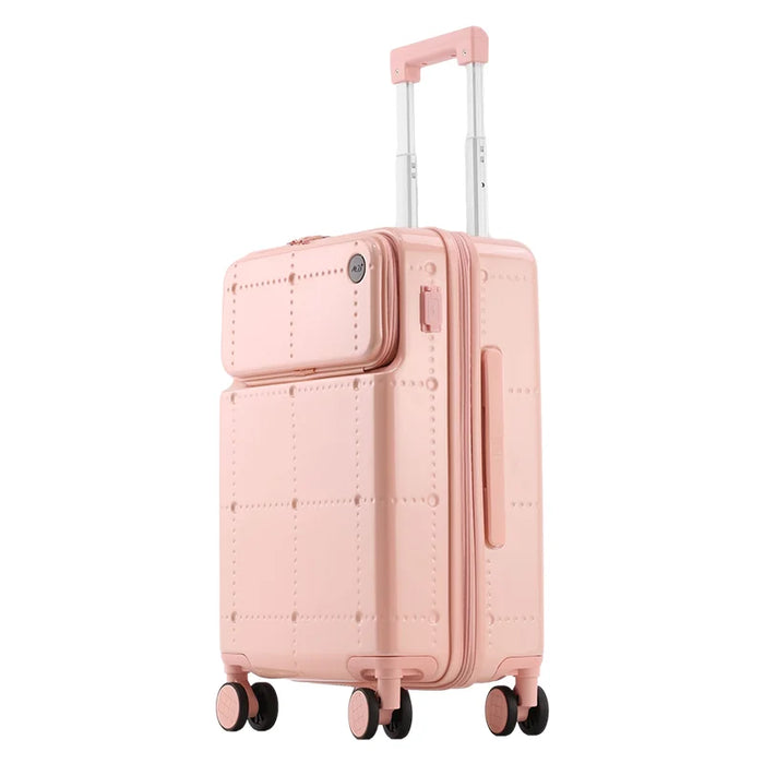 Pull rod luggage Female 20 "boarding combination case 26 suitcase large capacity zipper student travel case Male