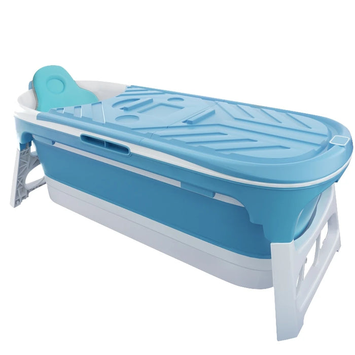 Portable Bathtub Adults Inflatable Pool Folding Hot Tub Outside Adult Bath Pedicure Foot Ice Half Lavacabezas Body Toilet Spa