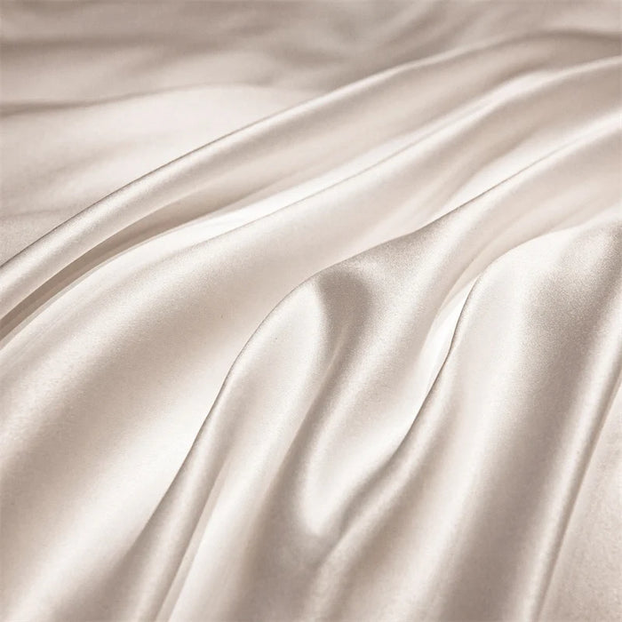 Golden Embroidery Duvet Cover Set King Queen Size 4pcs Luxury White Satin Cotton Bedding Bed Sheet Pillowcases Home Textiles