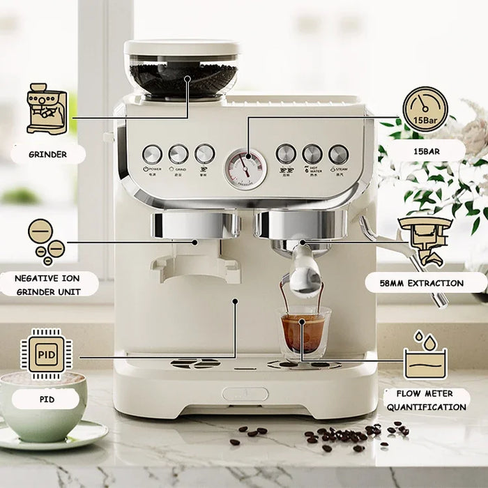 Professional Coffee Machine Espresso Cappuchino An Espresso Machine Brews Coffee By Forcing Pressure