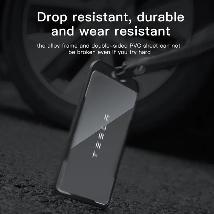 YZ Applicable to Tesla Model 3 Model Y New Aluminum Alloy Key Card Car Card Key Protector Case Cover Full Cover Accessories