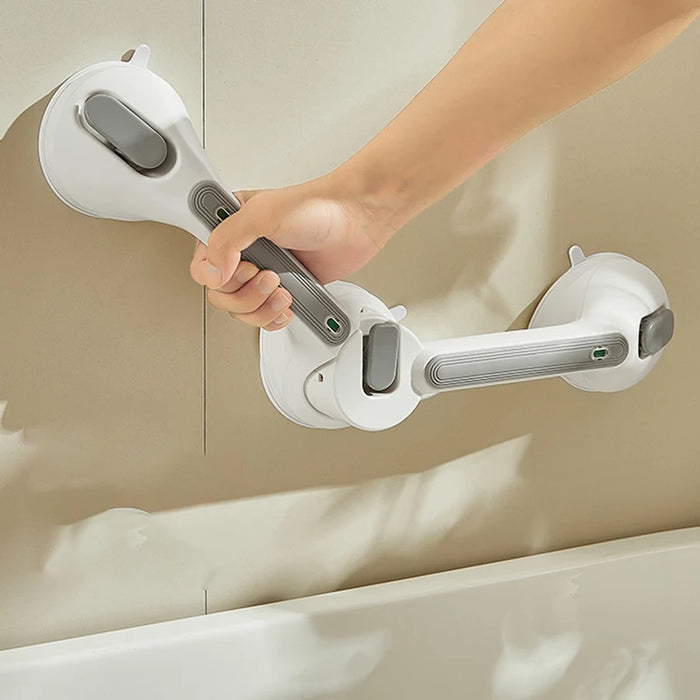 Shower Handle Supports Handrail Plastic Shower Bathroom Handrails Toilet Gadget Bar Suction Aluminum Stairs Sarga Wall Gadgets