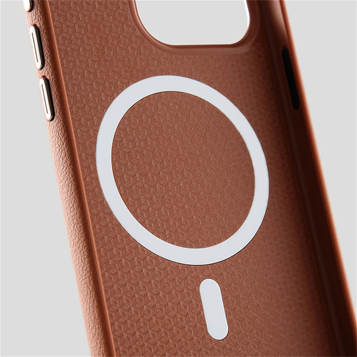 Luxury Business PU Leather For Magsafe Case For iPhone 15 14 Pro Max 15Pro Light Thin Magnetic Wireless Charge Shockproof Cover