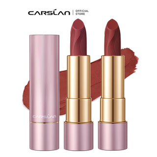 CARSLAN Golden Collagen Soft Matte Lipstick Waterproof Moisturizing Velet Lip Tint Women Makeup Cosmetic Lip Gloss