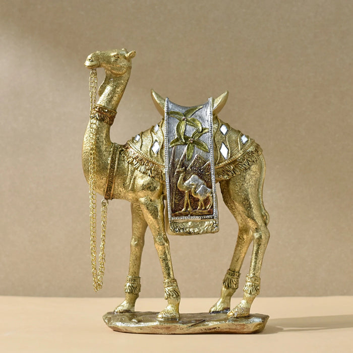 Camel Figurine Collection Resin Desktop Ornament for Desk Cabinet Home Decor Camel Figurine Modern Decor Housewarming Gift