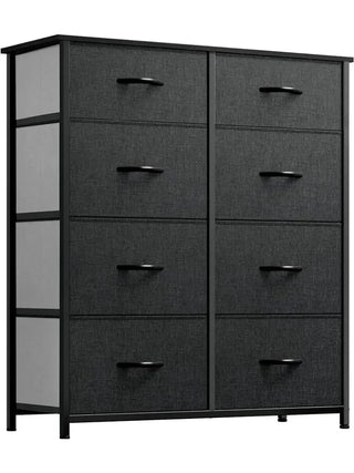 8 Drawer Dresser - Fabric Storage Tower Unit with Large Capacity, Organizer Unit for Bedroom, Living Room & Closets