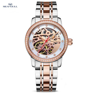 Seagull Fashion Women's Watch Diamond Waterproof Automatic Mechanical Ladies Watches Relogio Feminino часы женские 317.15.6120KL