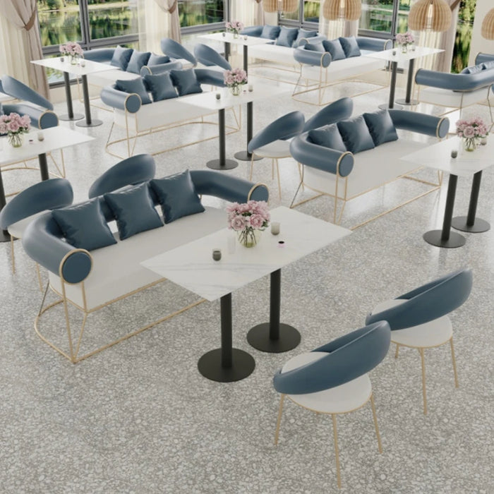 Milk Tea Shop Coffee Shop Negotiation Table and Chair Combination Bar Leisure Area Reception Two Person Dining Seat Sofa