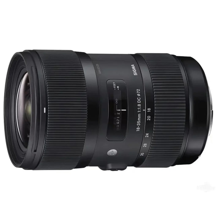 Used digital camera zoom lens, Sigma The Sigma 18-35mm/F 1.8 DG DN OS Motion Zoom lens is suitable for half-format