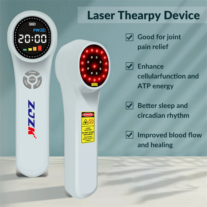 ZJZK 980nm*4 810nm*4 660nm*16 Physical Red Light Laser Therapy for Humans Laser Treatment for Pelvic Floor Improvement Home Use