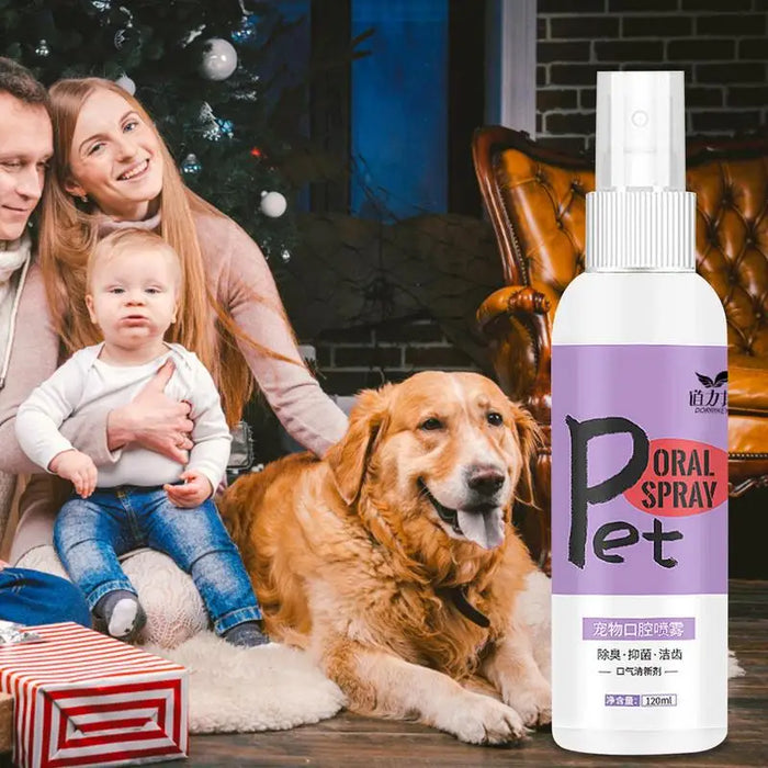 Pet Oral Cleanse Spray Dogs Cats Teeth Clean Deodorant With Natural Ingredients Odor Eliminating Mouth Care Cleaner Pet Supplies