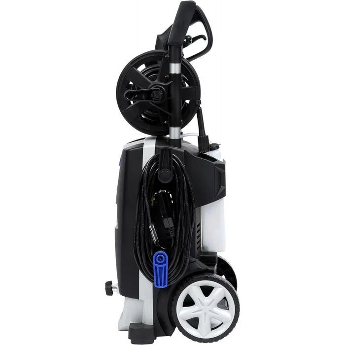 AR Blue Clean AR390SS Electric Pressure Washer-2000 PSI, 1.4 GPM, 14 Amps Quick Connect Accessories, Integrated Design, On Board