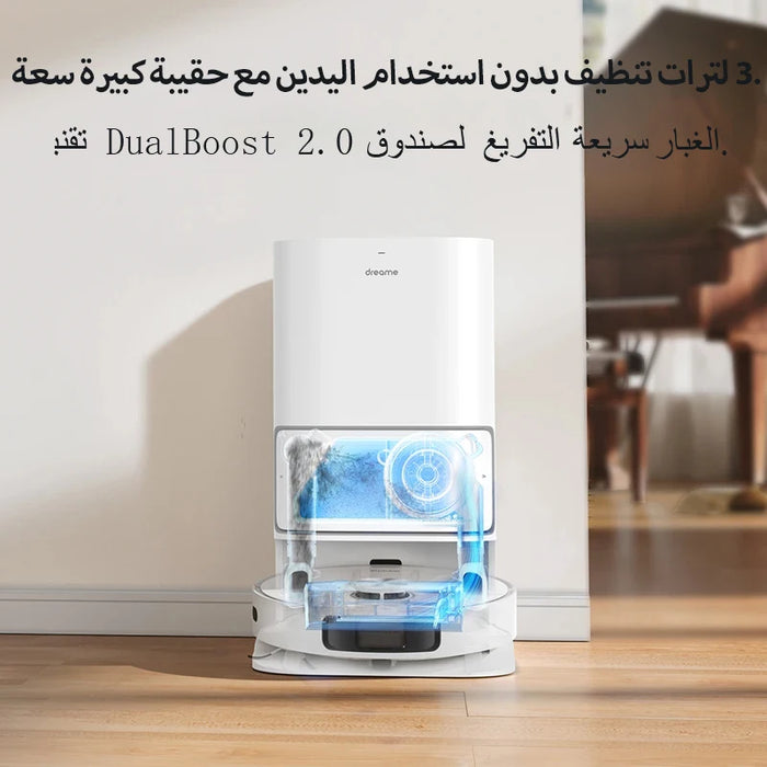Dreame Bot L10 Ultra,Vacuum cleaner, Automatic Empty,Mop Self-Clean and Dry,LiDAR+3D Structured Laser,60 days of hand-free clean