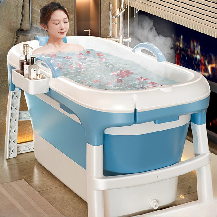 Adult Folding Bathtub Large Family Pool Portable Toilet Acrylic Foot Spa Inflatable Washer Hot Bath Lavacabezas Adults Dog Ice