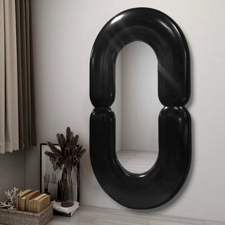 Nordic Wall Mirror Shaped Full Length Fitting Mirror Creative Wall Clothing Store Bedroom Mirror Home Decor