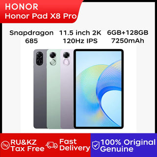 Huawei Honor Tablet X8 Pro 11.5 Inch 2K 120Hz IPS Screen Snapdragon 685 CPU 4GB 128GB 7250mAh Battery Tablet Based On Android 13