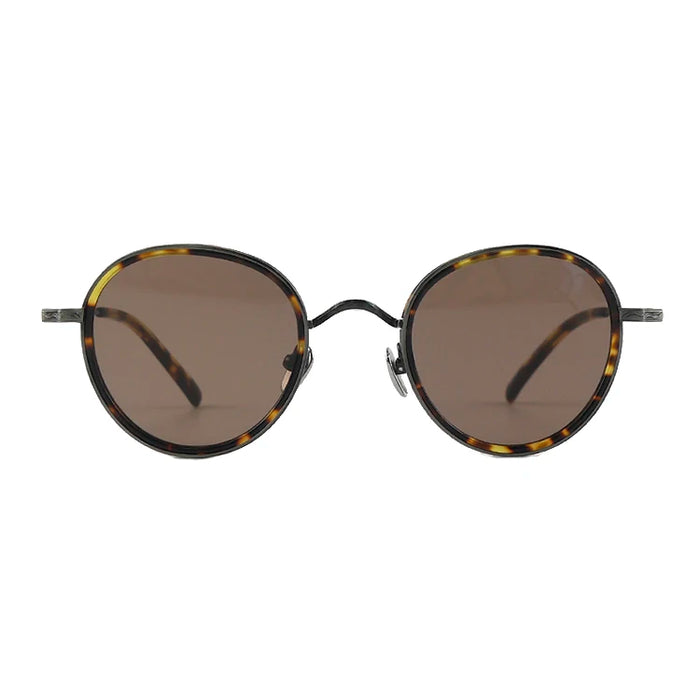 Titanium Acetate CR39 Sunglasses New Fashion Brand Designer Vintage Round Sun Glasses for Women