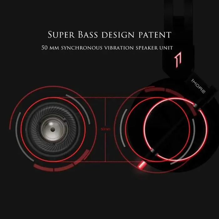 1MORE H1005 USB Gaming Headset Spearhead VR E-Sports Headphones 7.1 Surround Sound Game LED Light Earphone for PC Computer Gamer