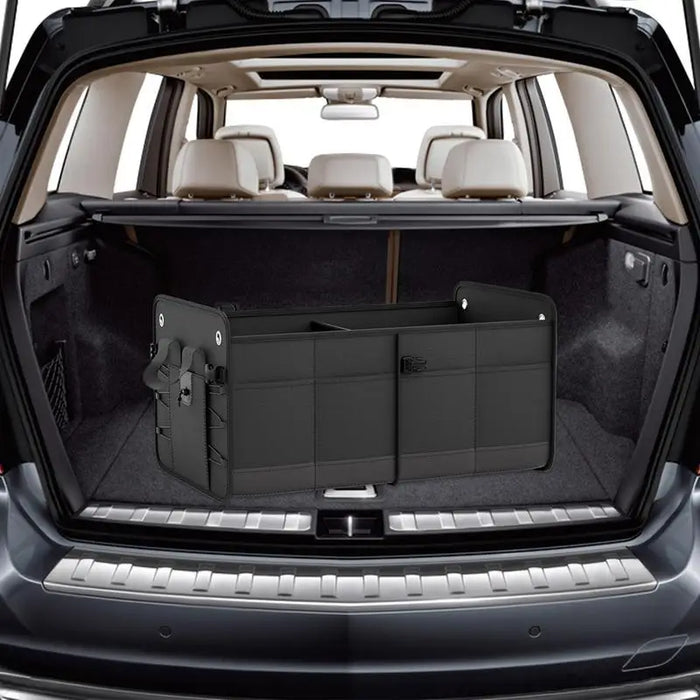 60L Auto Car Trunk Organizer Multi-compartments Collapsible Portable Foldable Durable Suv Car Organizer For Car SUV Truck