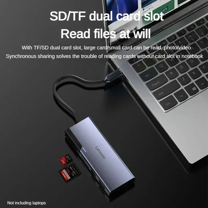 Lenovo Aurora Type-C Dock for Apple Macbook Ipad Computer Lightning 3/4 Dock USB Splinter HDMI Adapter Docking Station Usb Hub