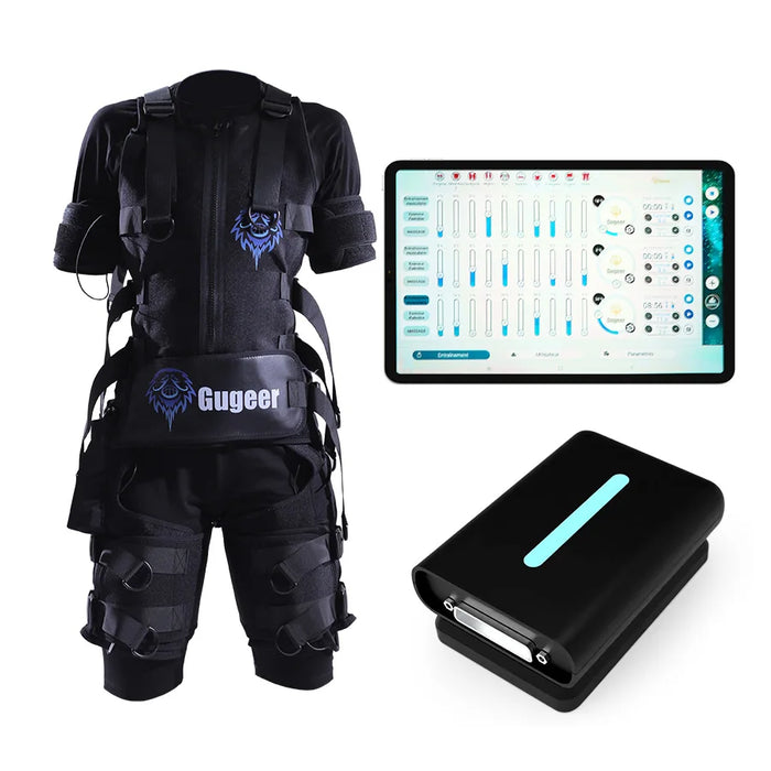 full body suit electro stimulator wireless training to build muscle ems fitness studio