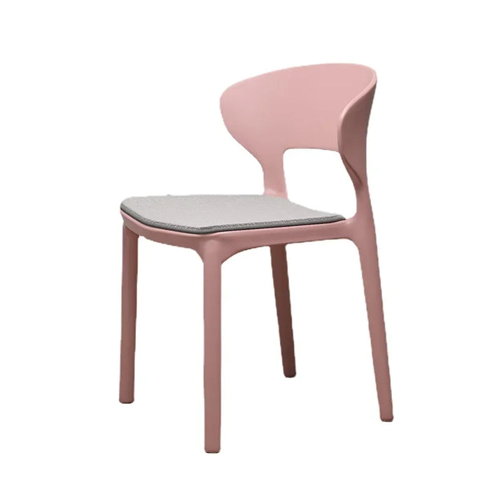 Relaxing Plastic Dining Chair Ergonomic Office Individual Modern Dining Chair Design Kitchen Single Comedor Kitchen Furniture