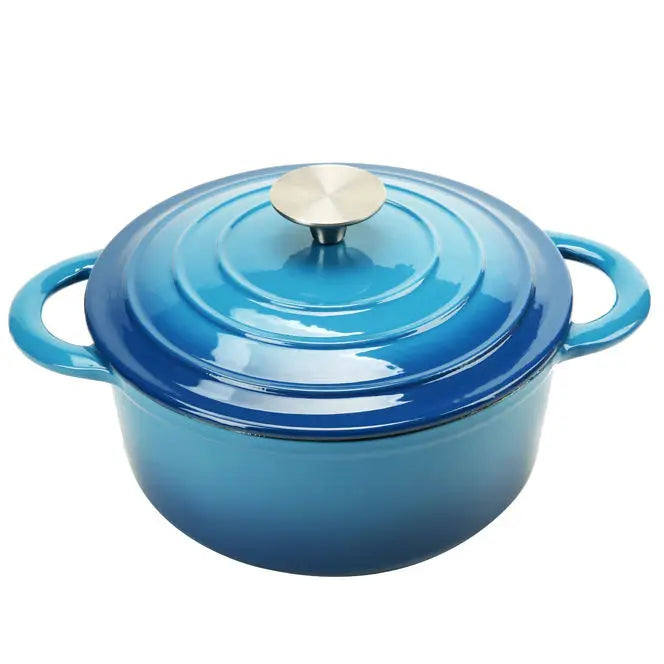 Low MOQ Wholesale Enameled Cast Iron Dutch Oven with Lid Colors