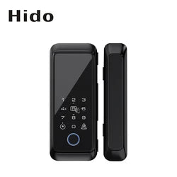 Normal Glass Sliding Lock Smart Keyless Door Lock with Biometric Fingerprint Unlock