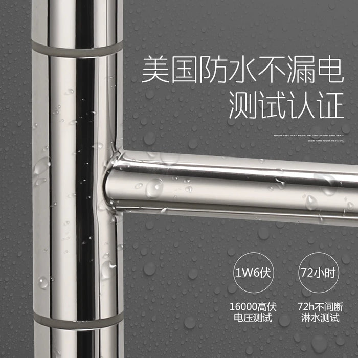 Electric Towel Drying Intelligent Constant Temperature Dry Bath Towel Rack Bathroom Punch-Free Hardware Hanging Rod