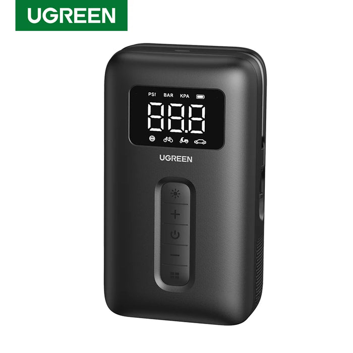 UGREEN Car Air Pump 5V Tire Inflator 2500mAh Battery Wireless Portable Cordless Tire Inflator Pump For Car Motorcycles Bicycles