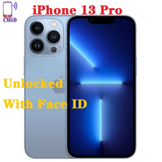 Unlocked  iPhone 13 Pro 128GB/256GB ROM Smartphone A15 Face ID 6.1" OLED Screen 12MP Camera iphone 13Pro
