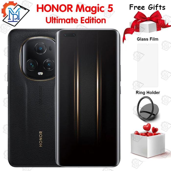 New Original HONOR Magic 5 Ultimate Edition  6.81 Inch 120Hz Screen Snapdragon 8 Gen 2 IP68 Dust/Water Smartphone