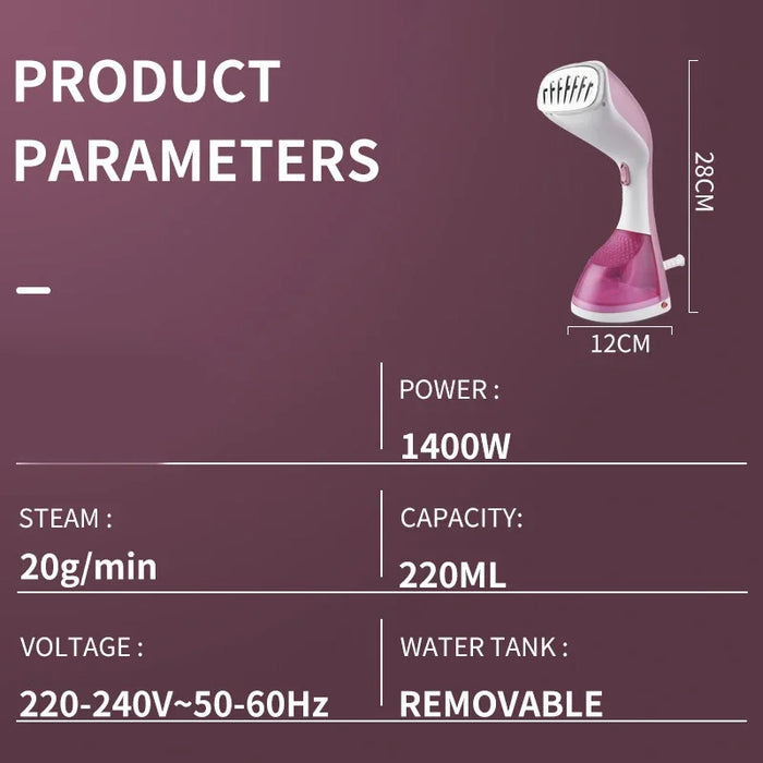 Vertical Garment Steamer Powerful Manual Portable Electric Steam Generator Iron For Clothe Ironing System Machine Home Appliance