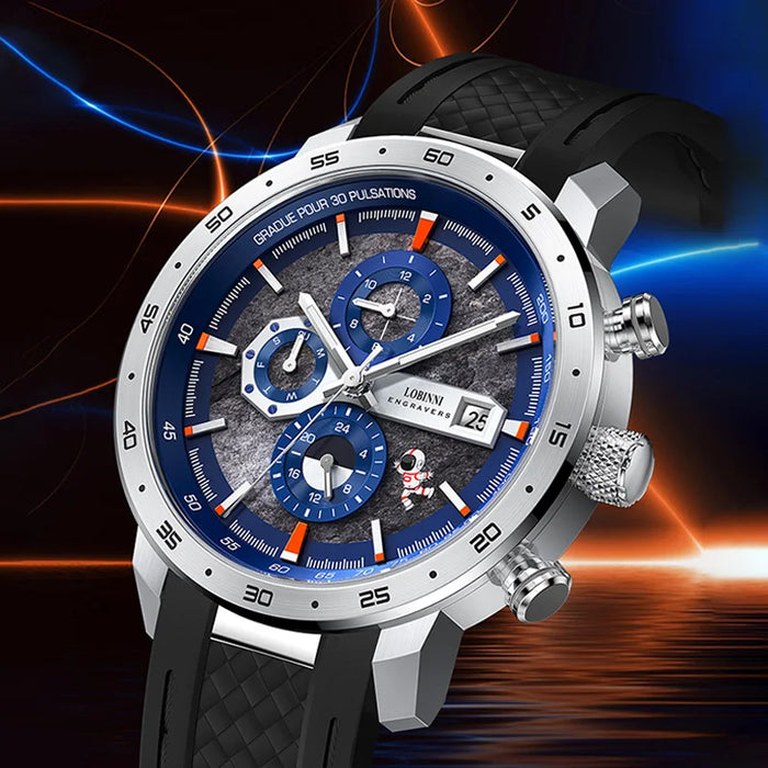 LOBINNI 2022 New Men's Sports Mechanical Watches Top Brand Sapphire Stainless Steel 50m Waterproof Luminous Clock Reloj Hombre