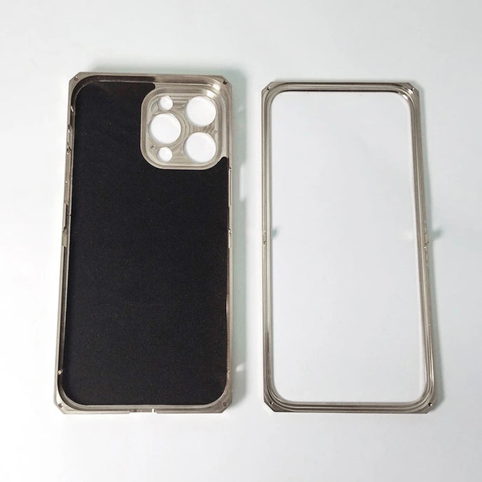 Luxury two in one electroplating for iphone 2-in-1 case with carbon fiber is available for customization