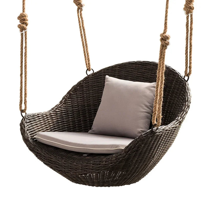 Hanging basket chair indoor swing home balcony leisur lazy rattan hammock rocking  outdoor cradle hanging