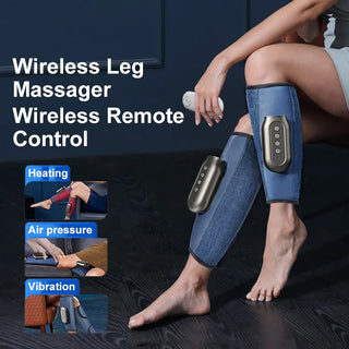 Electric Pressotherapy Calf Massager With Heating Charging Vibration  Kneading Compression Relaxing Muscles Foot And Leg Machine