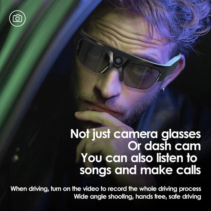 2022 Latest Smart Glasses That Can Take Pictures Listen To Music Answer Calls Wireless Bluetooth Smart Glass