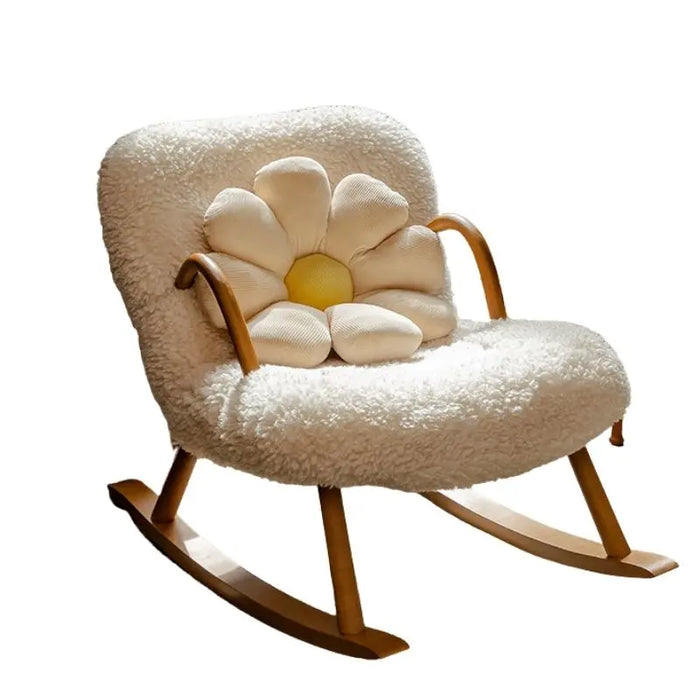 White Garden Arm Chair Lounge Nordic Design Leg Comfortable Fluffy Chair Pouf Art Wedding Fauteuil Salon Furniture Living Room