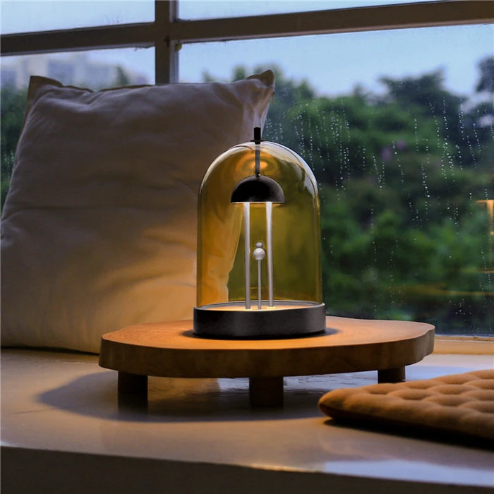 Tik Tok Creative Infinite DIY Gift Lamp 4000mAh Polished Base Dimmable Lamp Wireless LED Bedside Table Lampara Decoration