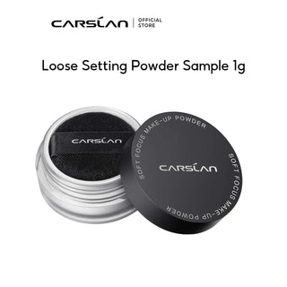 CARSLAN Black Magnetic Translucent Loose Setting Powder Sample 1g