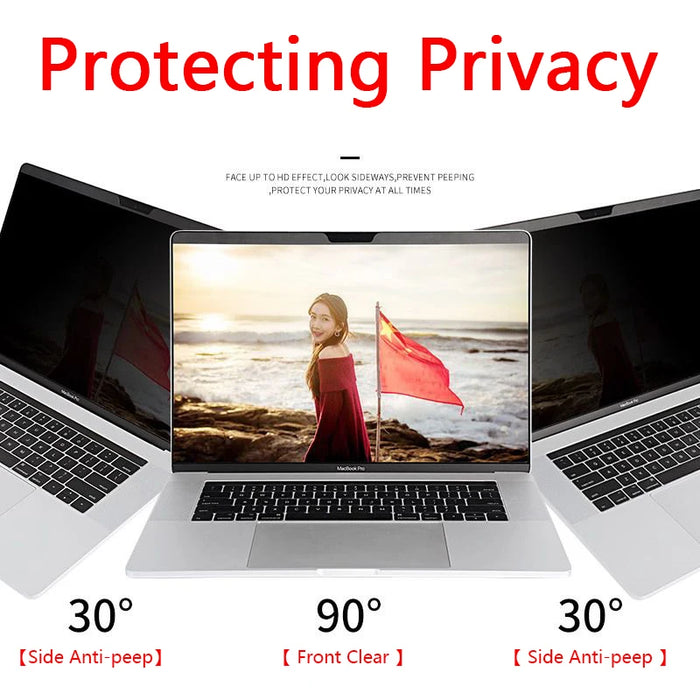 Privacy Screen Protector For Macbook Pro 16.2 14.2" 2023 M1 M2 Air 13.6 15.3 Protective Film Anti-peep Anti-reflective 13 14 16"