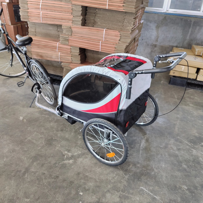 Mini Folding Pet Dog Carrier Cart Carriage Cargo Bicycle Bike Trailer for Baby Pet Dog