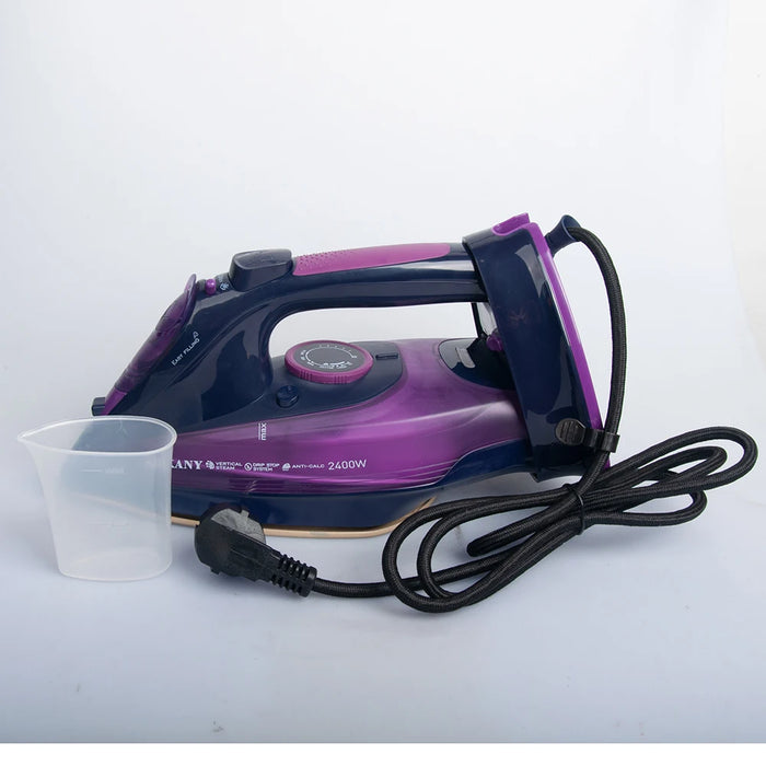 Houselin Non-Stick Soleplate Steam Iron for Clothes, 2400 Watts Ironing, Fabric Steamer, Garment Steamer, Powerful Steam