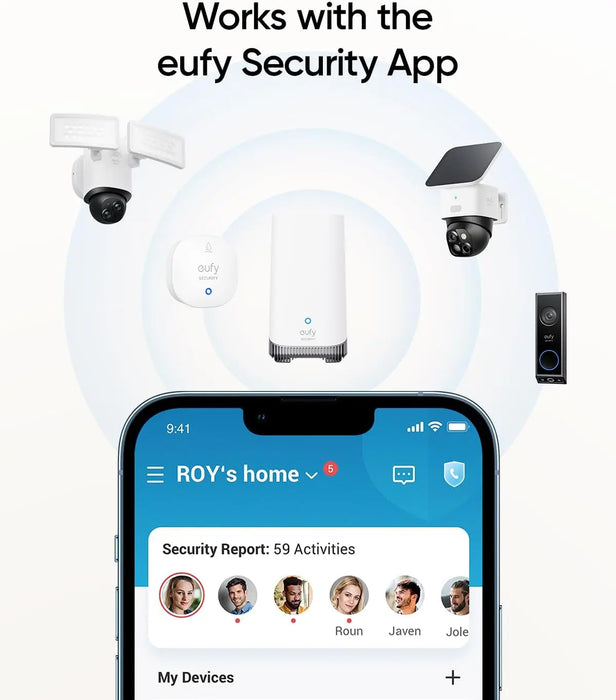 eufy Security Water and Freeze Sensor with Remote Alerts IP65 Waterproof 2-Year Battery Life HomeBase Required