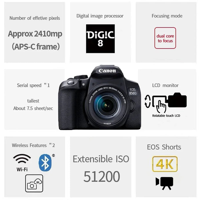 Hot Sale At Low Prices Durable Digital 4k Camera for Photo Studio